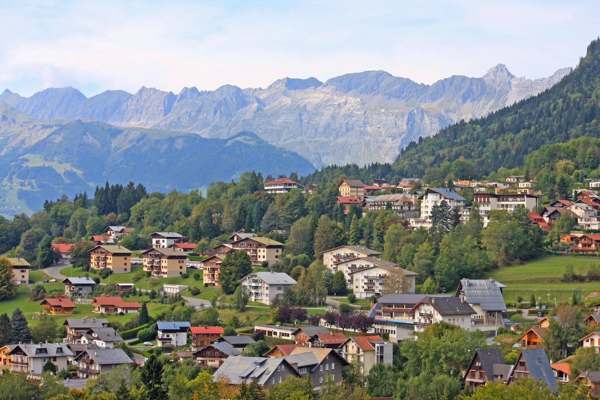 Camping les iÌ‚les flower Passy village Alpes