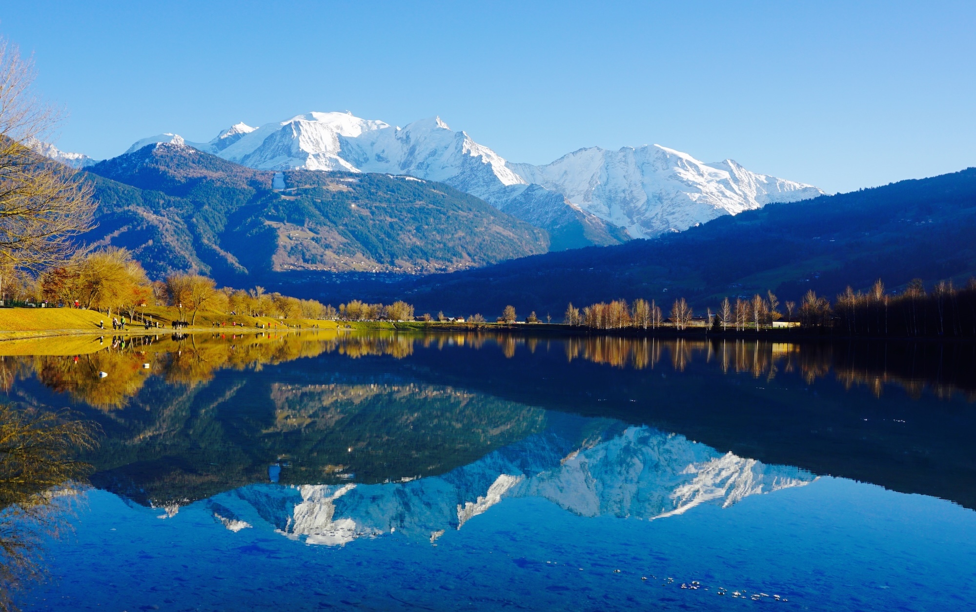 Mont blanc passy lac accueil camping les iÌ‚les
