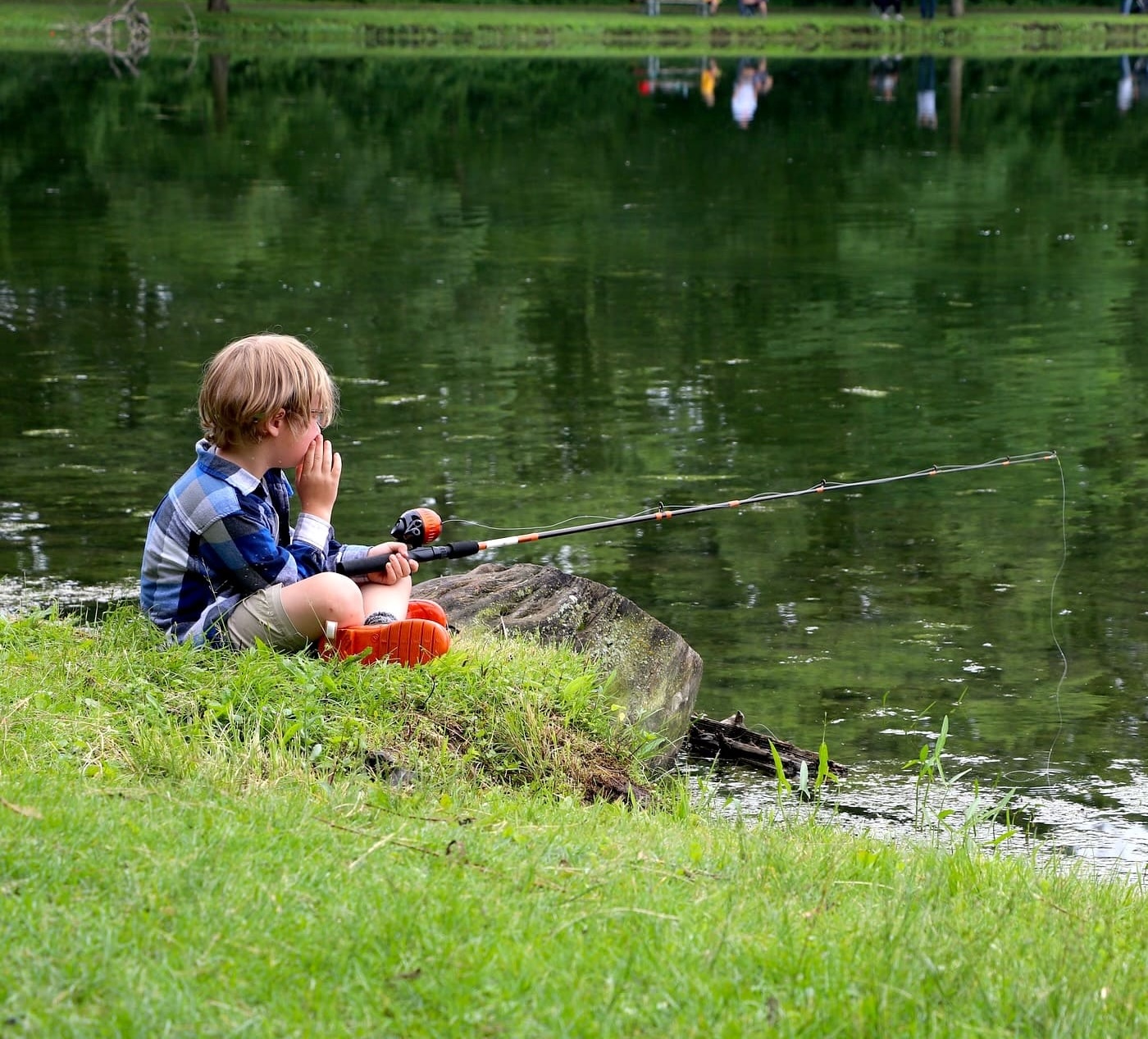PeÌ‚che lac passy camping les iÌ‚les