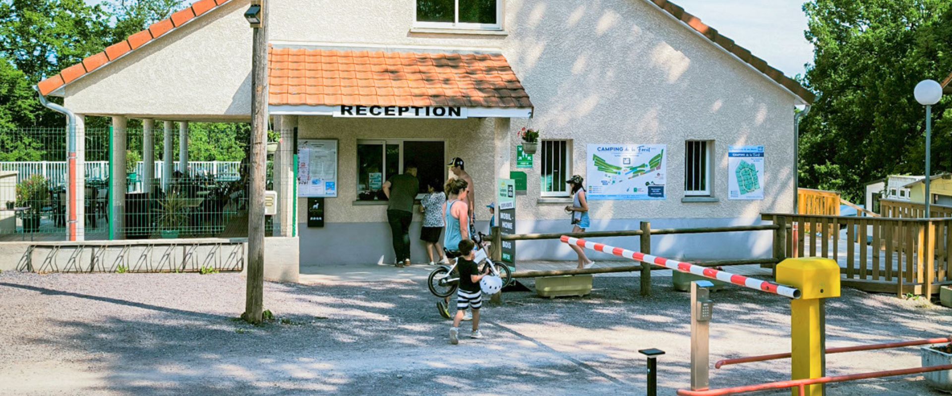 Camping de la forêt la reception