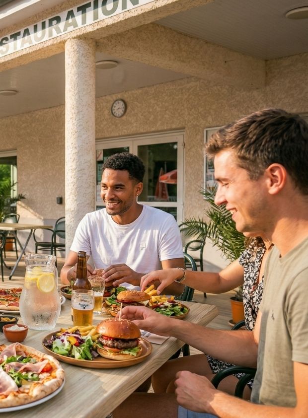 camping avec restaurant snack epicerie marne